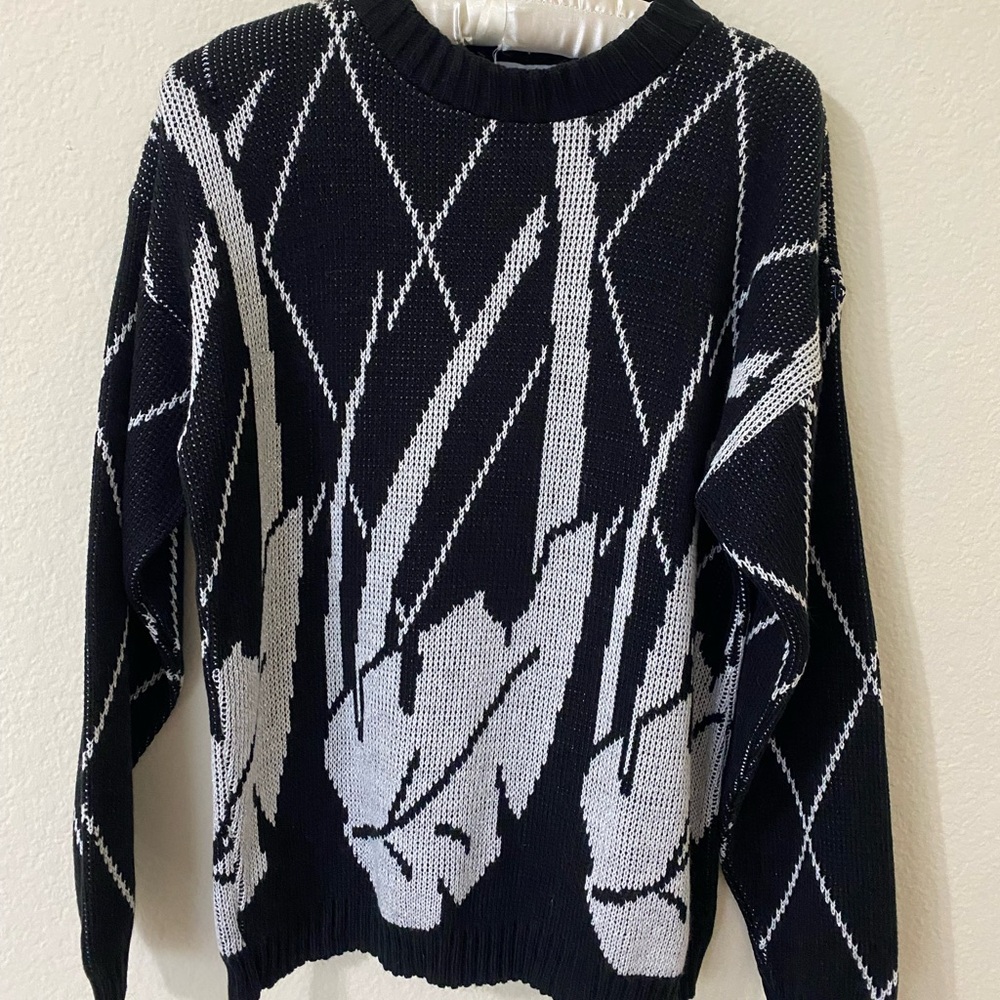 Vintage 80s Graphic Sweater